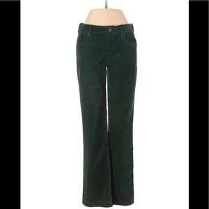 Gorgeous green J Crew corduroys. EUC! Size 0.
